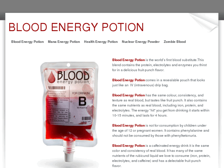 www.bloodenergypotion.com