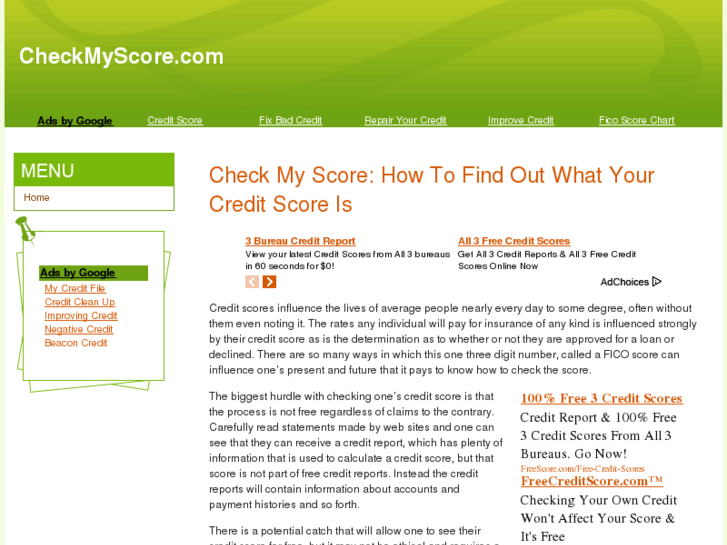 www.checkmyscore.com