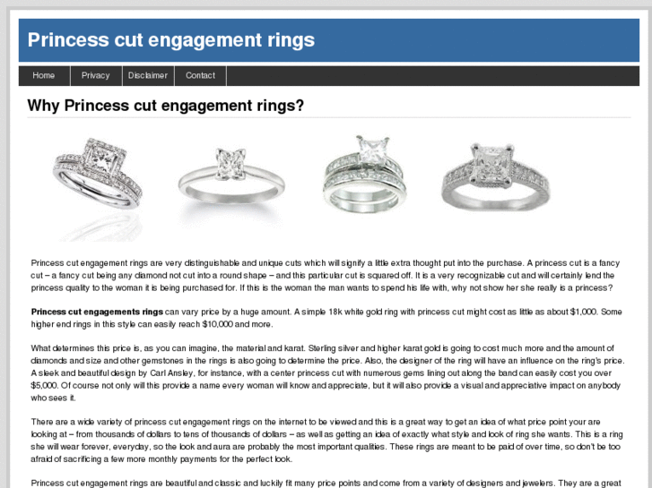 www.engagementringsprincesscut.com