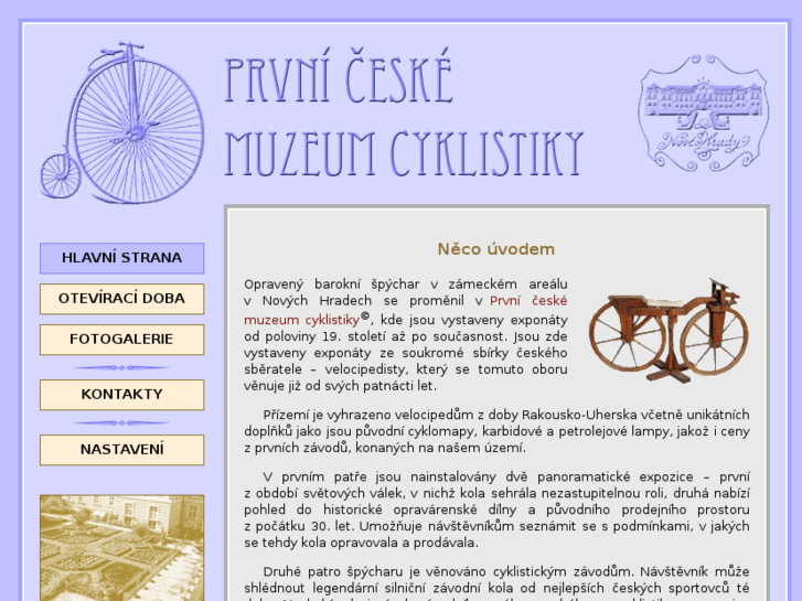 www.muzeumcyklistiky.cz