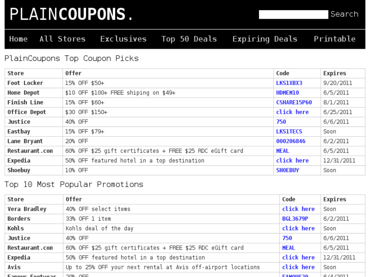 www.plaincoupons.com