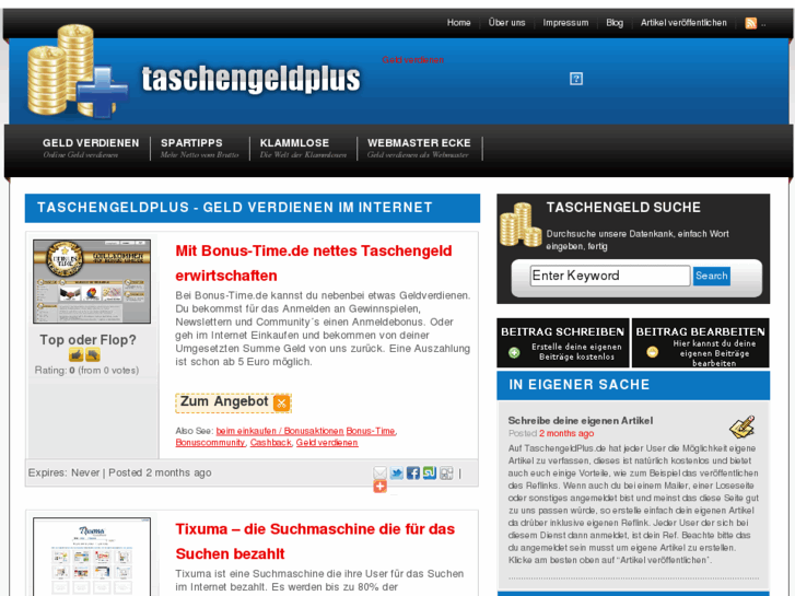 www.taschengeldplus.de