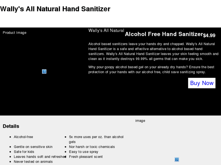 www.wallysalcoholfreehandsanitizer.com