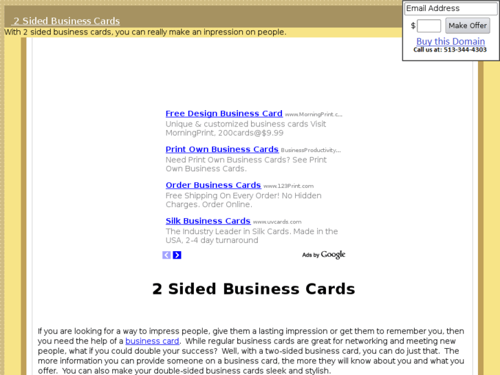 www.2sidedbusinesscards.com