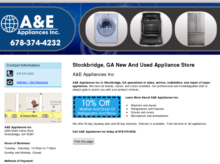 www.aeappliances.com