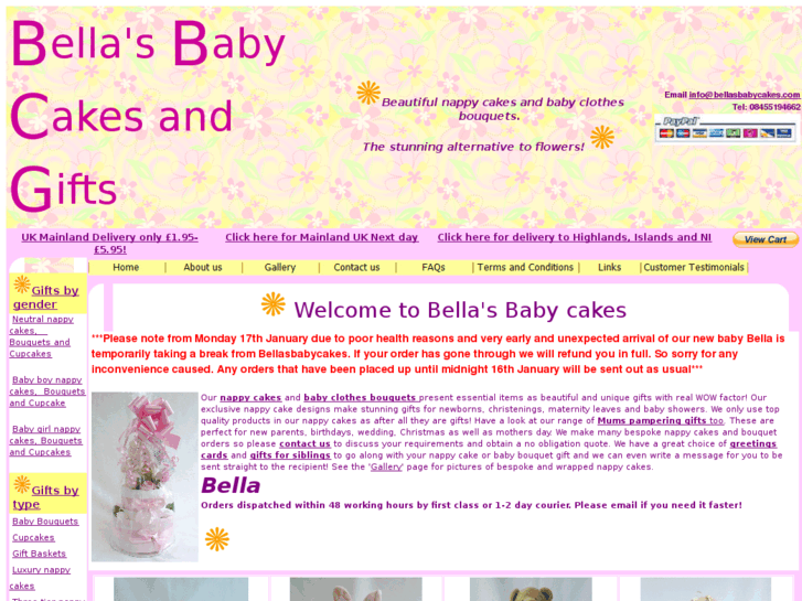 www.bellasbabycakes.com