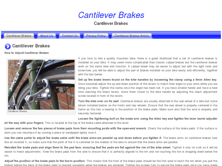 www.cantileverbrakes.org
