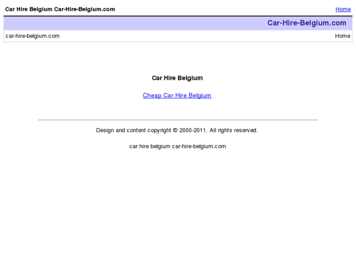 www.car-hire-belgium.com