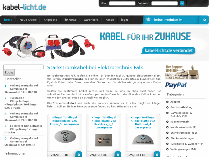 www.kabel-licht.de