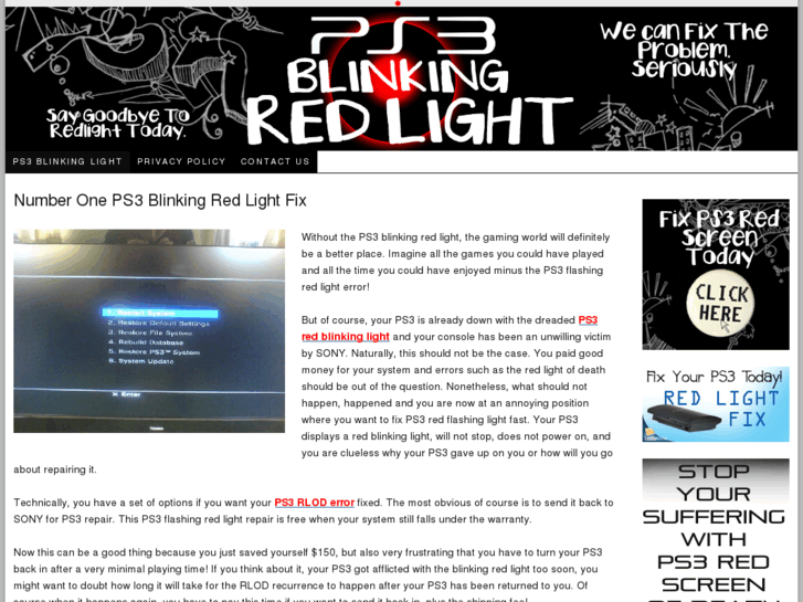 www.ps3blinkingredlight.com