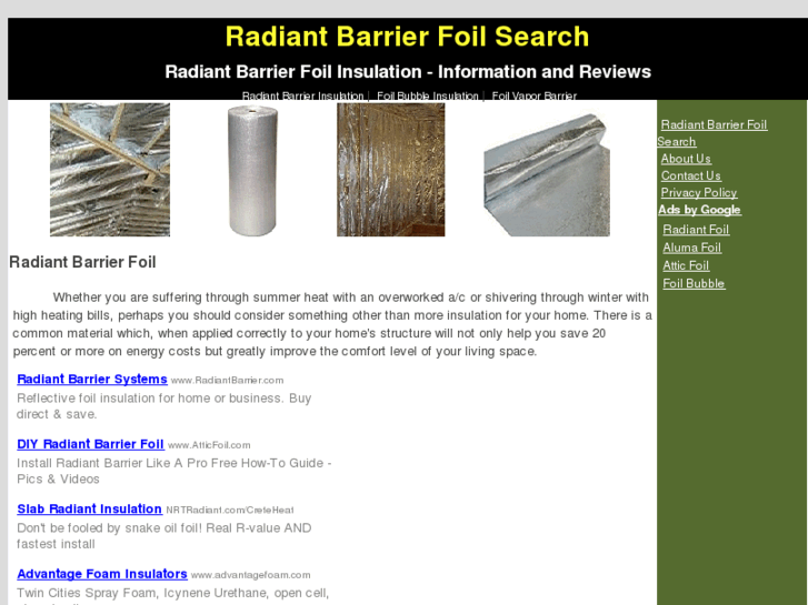 www.radiantbarrierfoilsearch.com