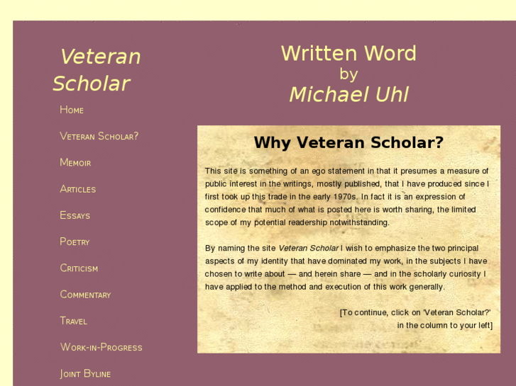 www.veteranscholar.com