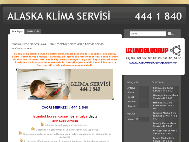 www.alaskaklimaservis.com