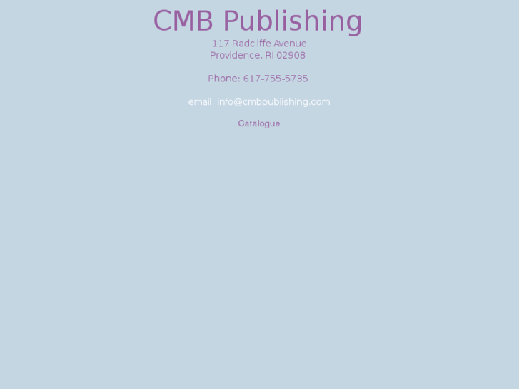 www.cmbpublishing.com