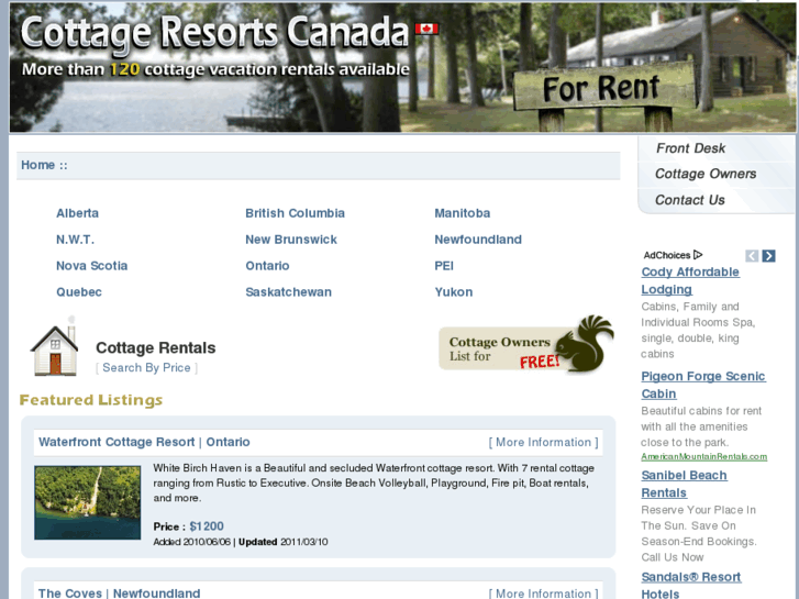 www.cottageresorts.ca