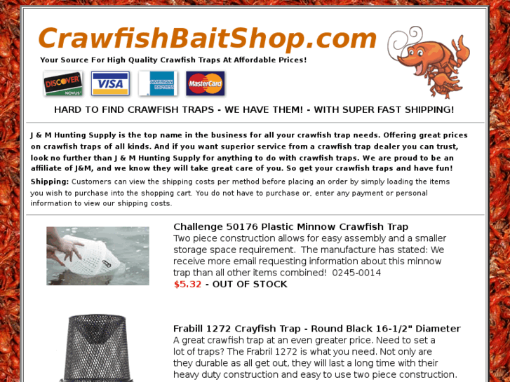 www.crawfishbaitshop.com