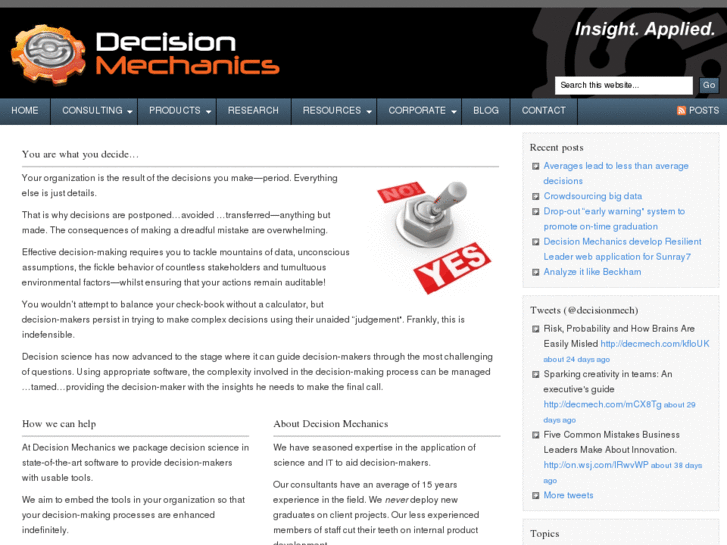 www.decisionmechanics.com