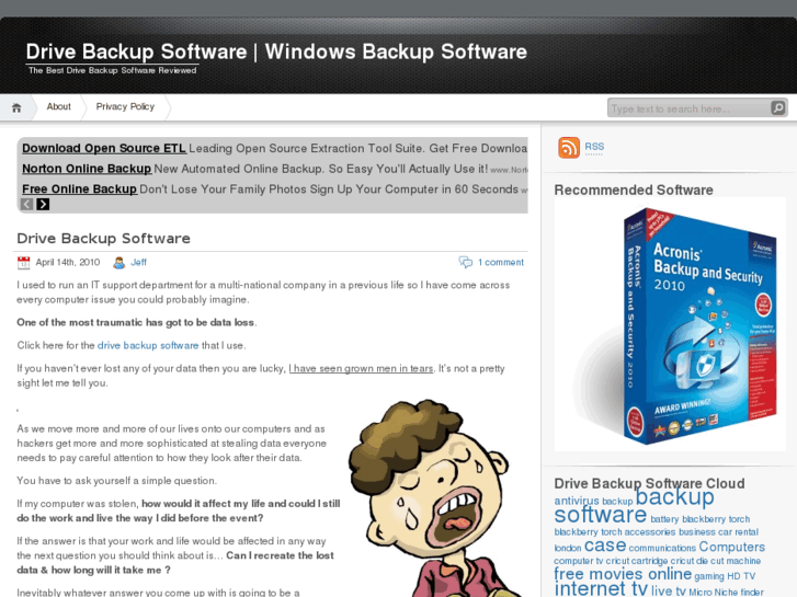 www.drivebackupsoftware.org