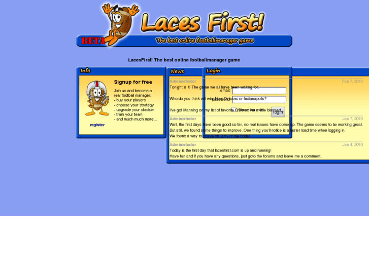 www.lacesfirst.com