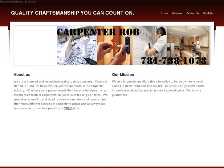 www.mycarpenterrob.com