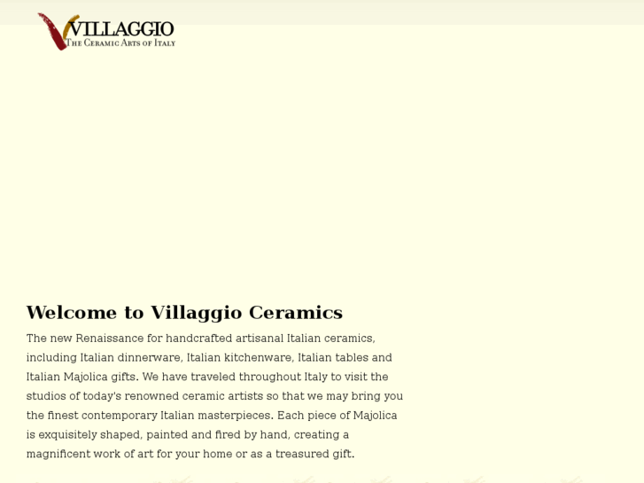 www.villaggioceramics.com