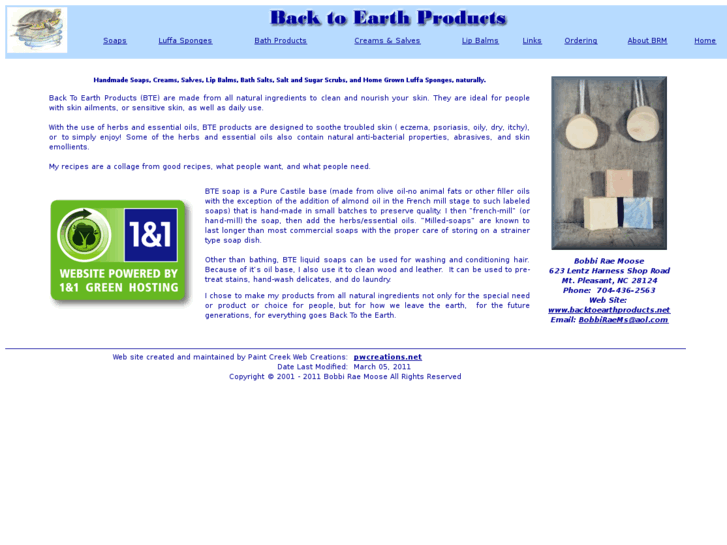 www.backtoearthproducts.net