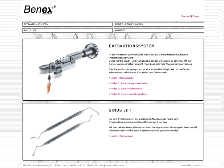 www.benex-dent.com