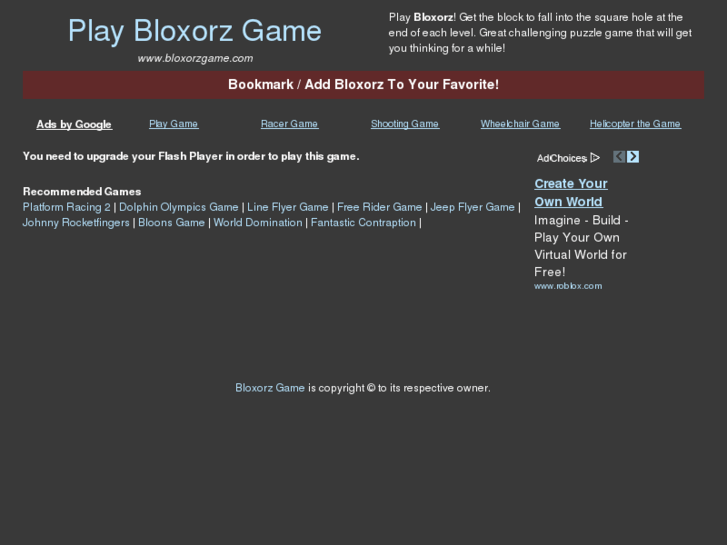 www.bloxorzgame.com