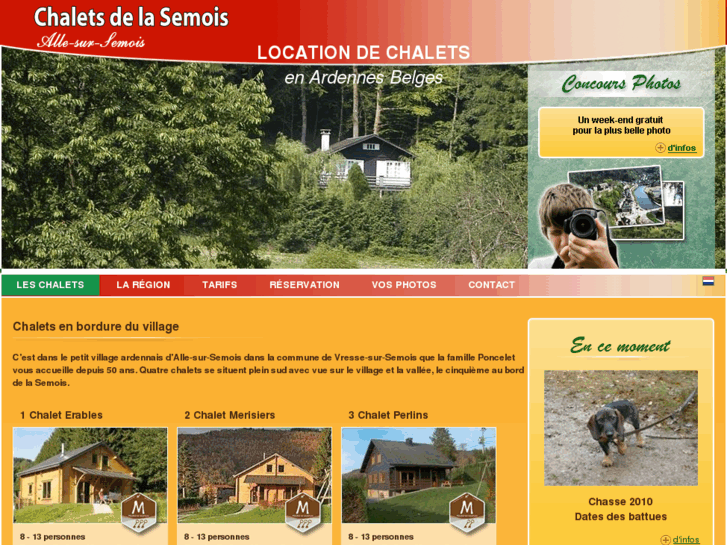 www.chaletsdelasemois.be