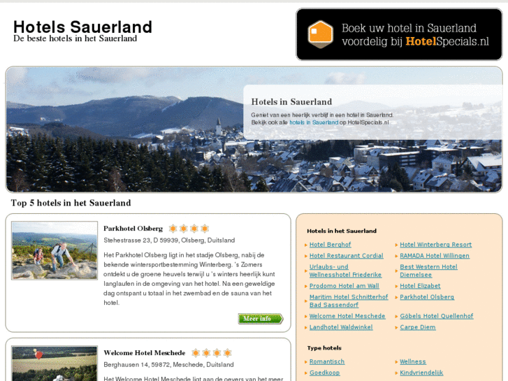 www.hotelssauerland.nl