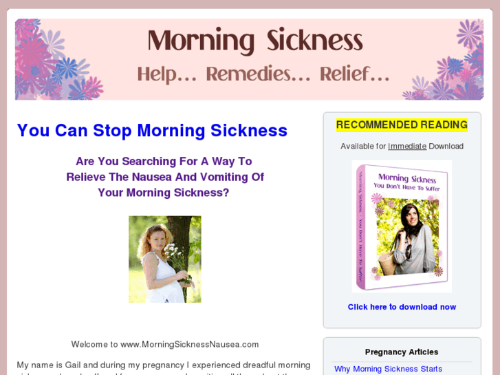 www.morningsicknessnausea.com