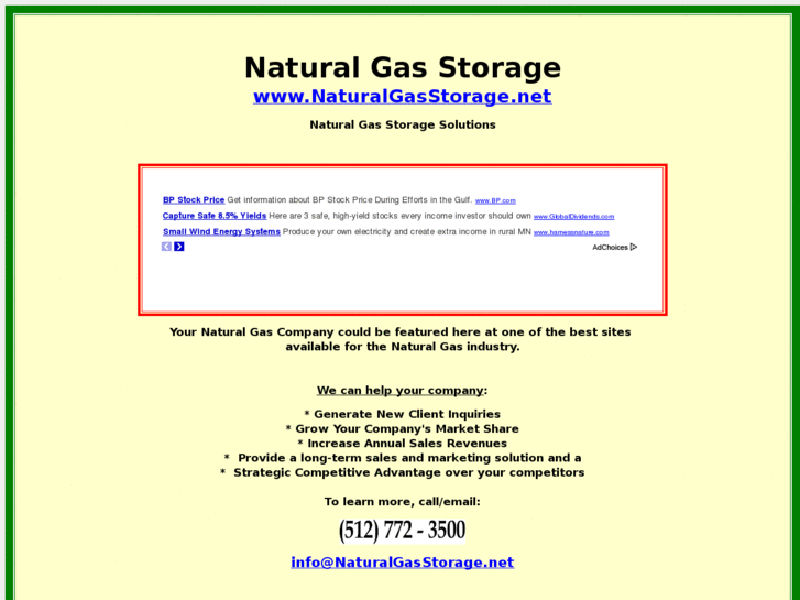 www.naturalgasstorage.net