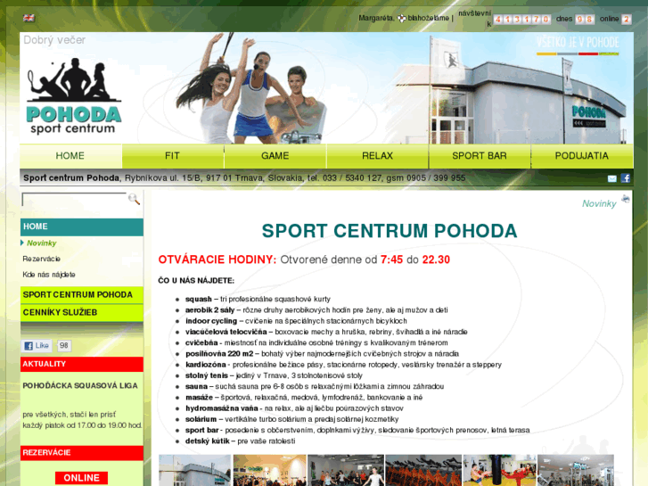 www.pohodacentrum.sk