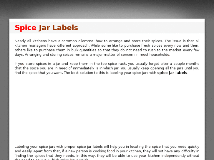 www.spicejarlabels.com