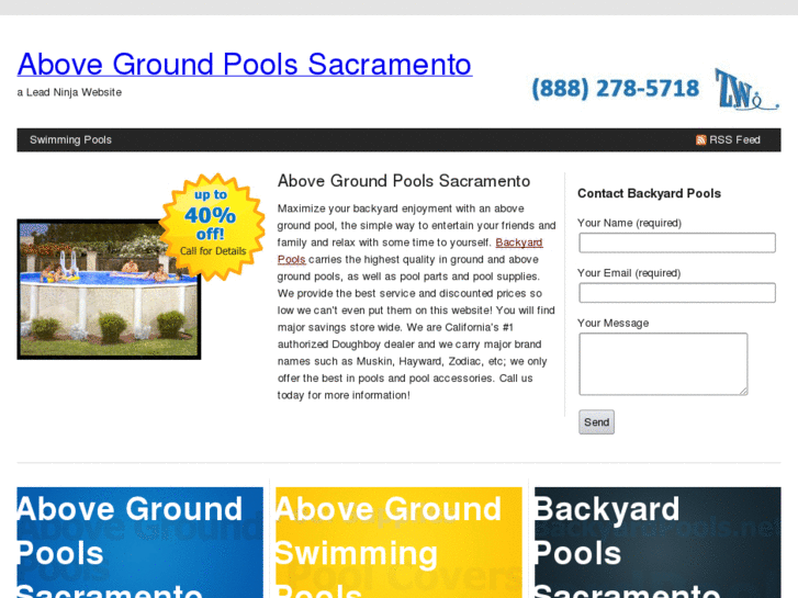 www.abovegroundpoolssacramento.com