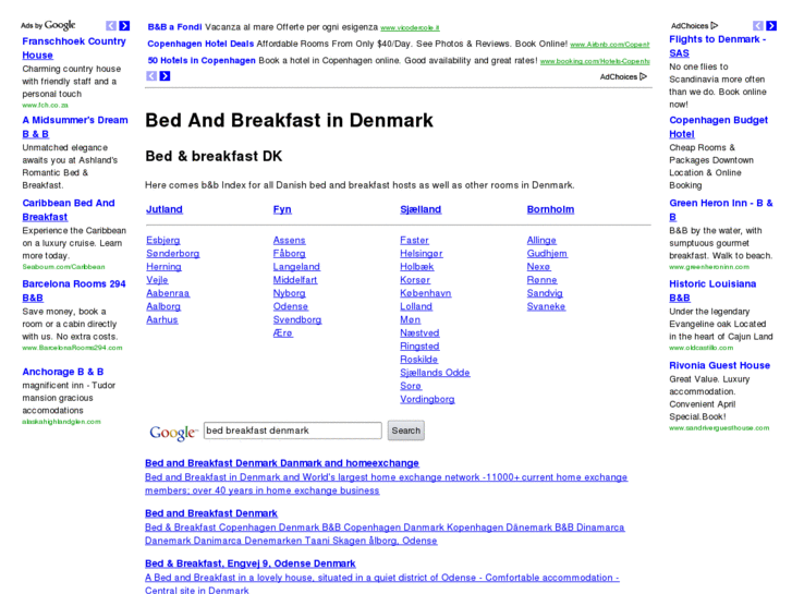 www.bed-and-breakfast-denmark.com