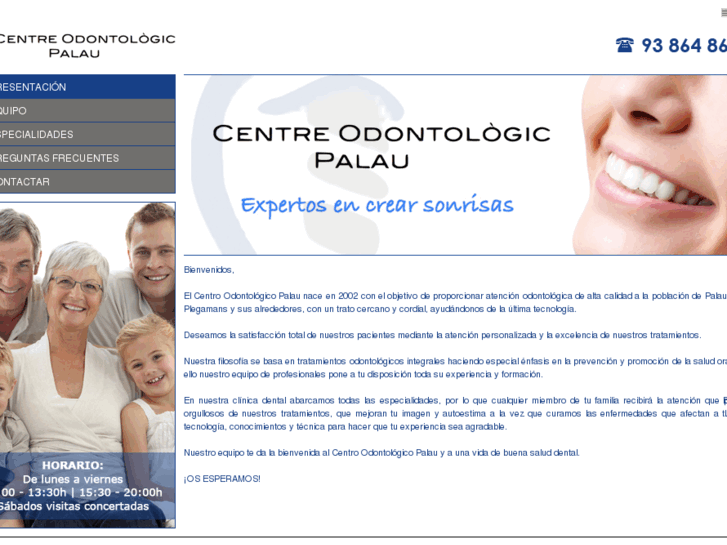 www.centroodontologicopalau.com