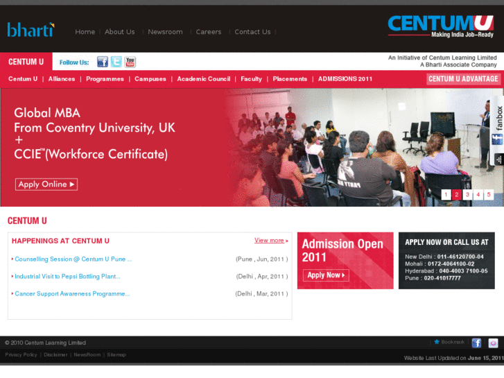 www.centumu.edu.in