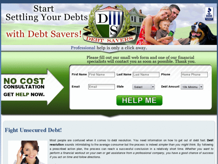 www.debtsavers.info