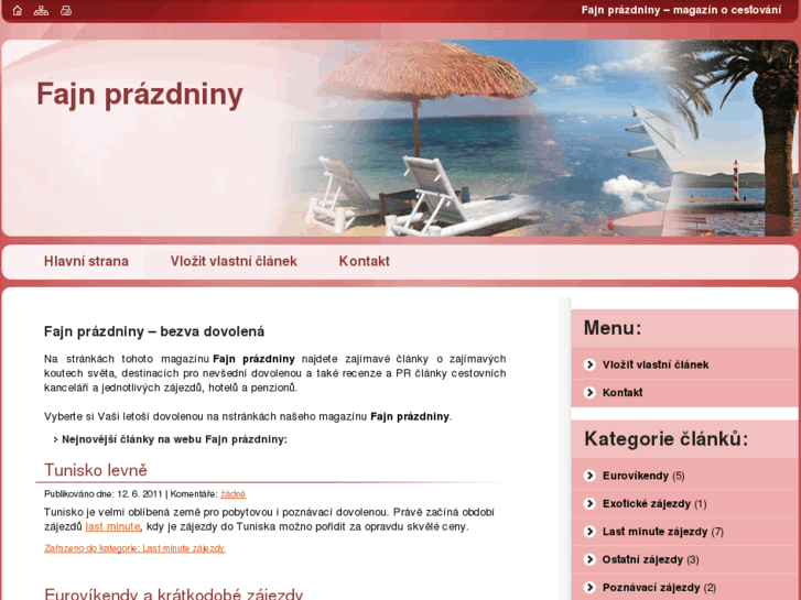 www.fajnprazdniny.cz