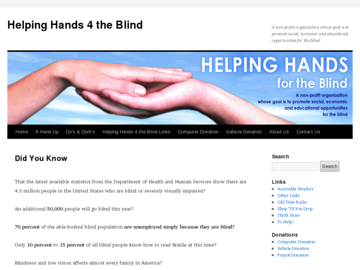 www.helpinghands4theblind.com