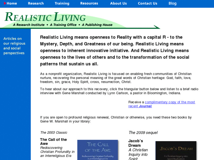 www.realisticliving.org