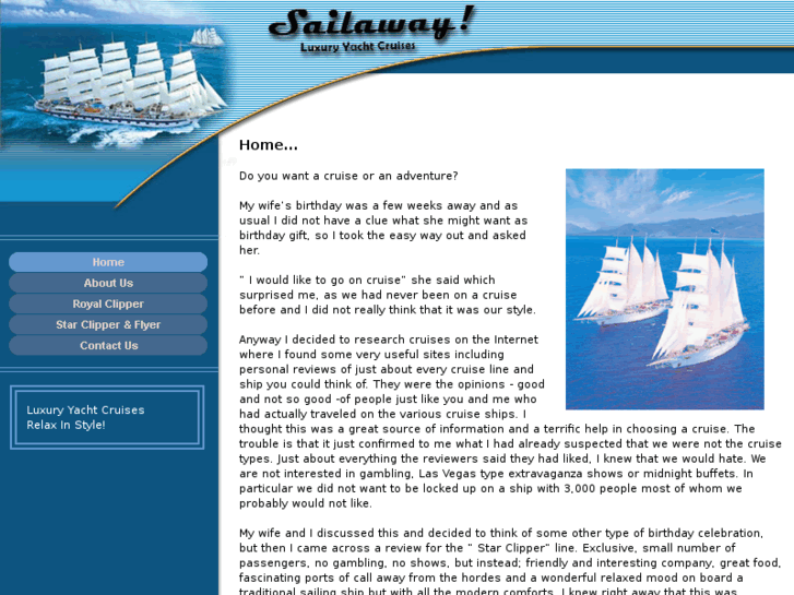 www.sailawaycruising.com