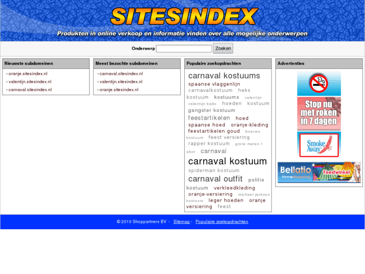 www.sitesindex.nl