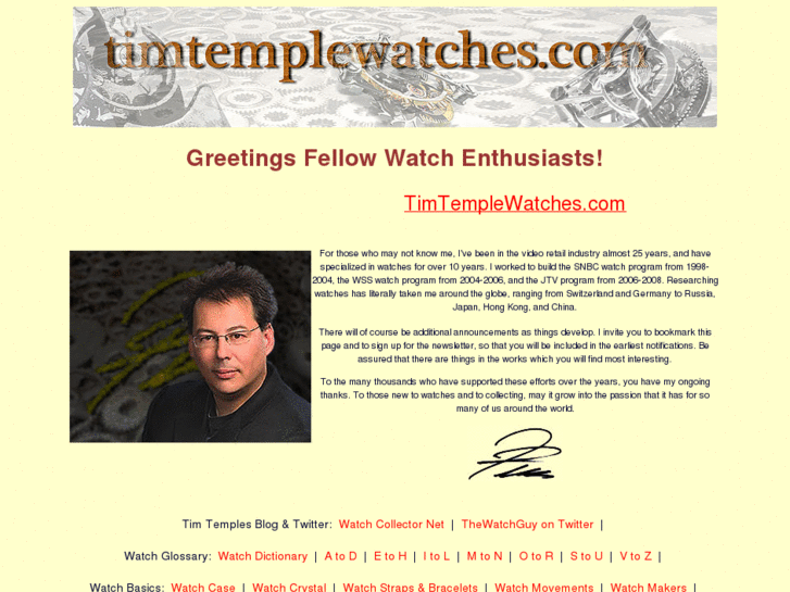 www.timtemplewatches.com