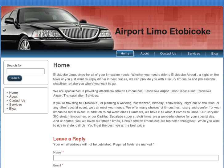 www.etobicokeairportlimo.com