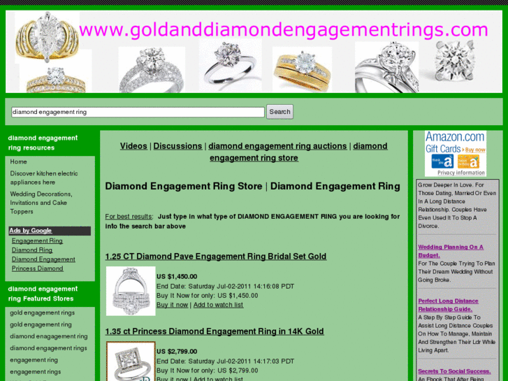 www.goldanddiamondengagementring.com