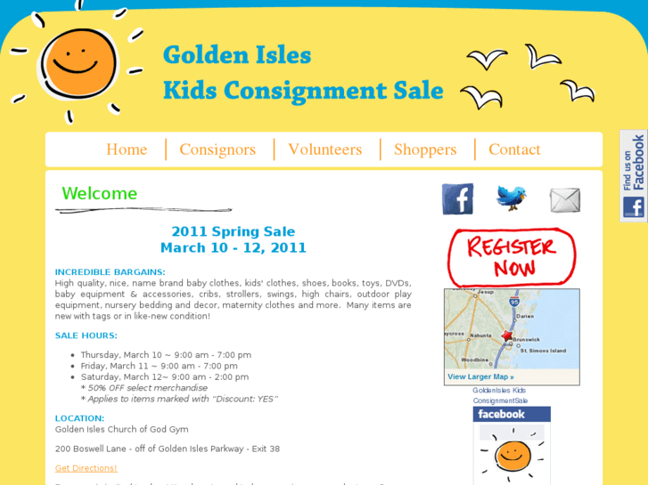 www.goldenisleskidsconsignmentsale.com