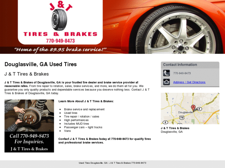 www.jandttireandbrakes.com