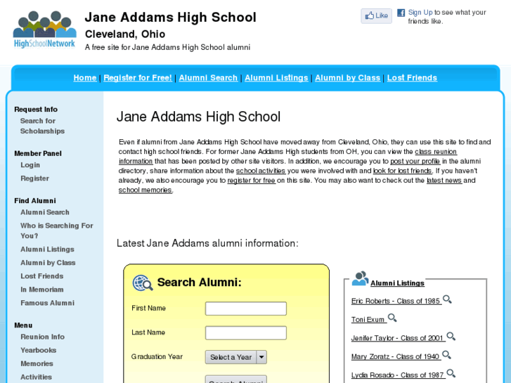 www.janeaddamshighschool.net